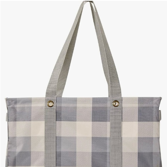 NWOT Embroidered Thirty-One large utility tote bag. Retired & NLA. - Picture 6 of 8